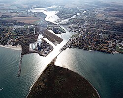 Huron Ohio aerial view